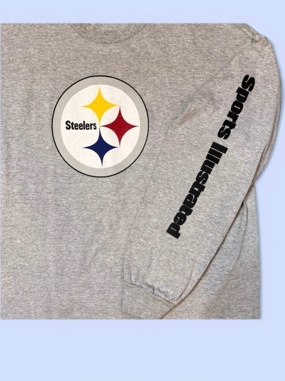 Pittsburgh Steelers Sports Illustrated Long Sleeve T-shirt Mens‎ Sz XL VTG EUC